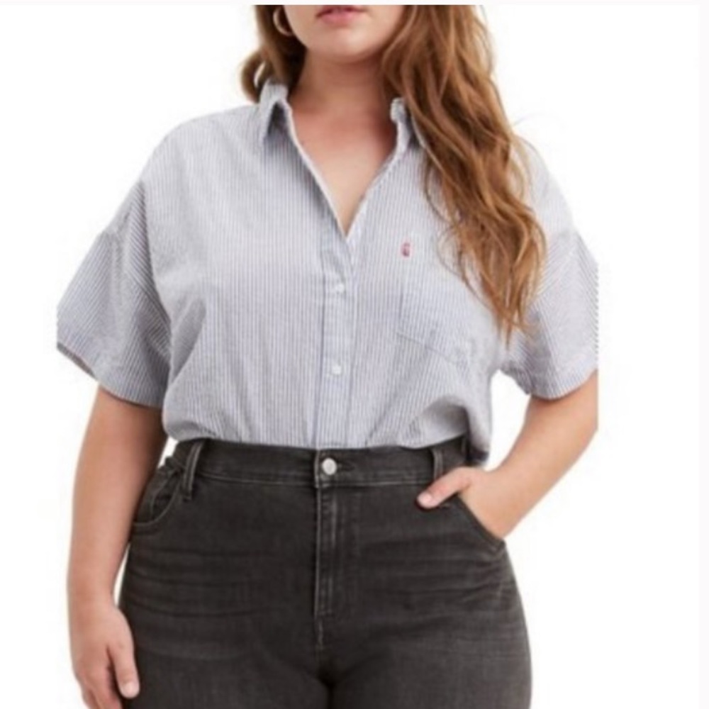 LEVI’S Plus Alexandra Striped Shirt, Multi